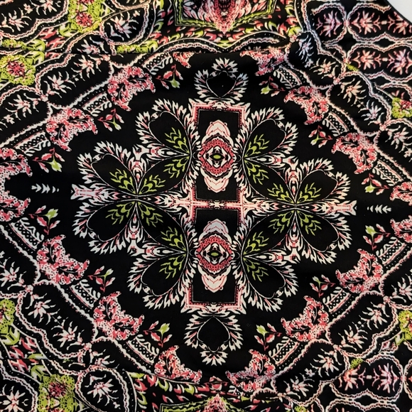 Organic Flower Print Dress - Picture 3 of 6